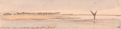 Opposé à Abu Girgeh - Edward Lear