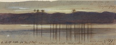 Philae, 6h00-6h15, 31 janvier 1867 (277) - Edward Lear