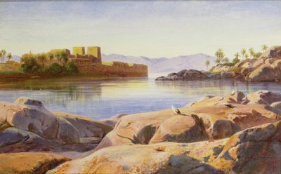 Philae sur le Nil - Edward Lear