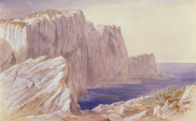 Le saut de Sappho (Leucatas) Lefkas - Edward Lear