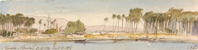 Cheikh Abadeh, 15h15, 6 janvier 1867 (84) - Edward Lear