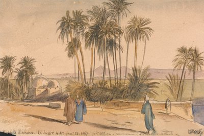 Sheikh El Wachshee, El Luxor - Edward Lear