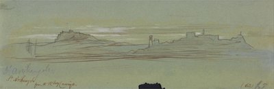 St. Archangelo, depuis le wagon de chemin de fer - Edward Lear