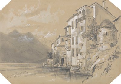 Saint Giulio, Orta, 26 septembre 1837 - Edward Lear