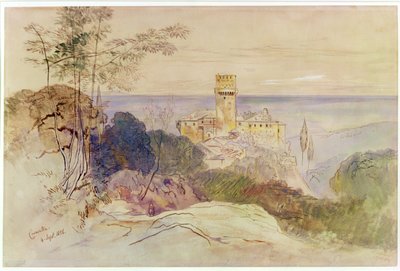 Le Monastère de Caracalla, 1856 - Edward Lear