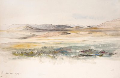 Thèbes - Edward Lear