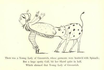 Il y avait une jeune dame de Greenwich, dont les vêtements étaient bordés d
