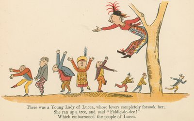 Il y avait une jeune dame de Lucca, dont les amants l