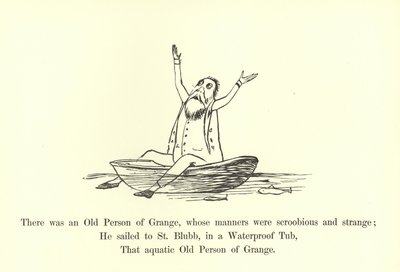 Il y avait une vieille personne de Grange, dont les manières étaient scroobieuses et étranges - Edward Lear