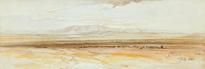 Deux vues de Thèbes - Edward Lear