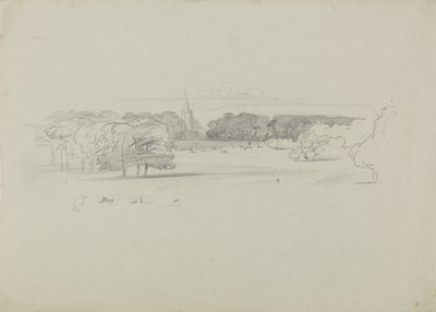 Vue sur une église au-delà d