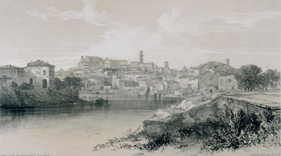 Rome depuis la via Porta San Paolo - Edward Lear