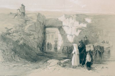 Vues de Rome et de ses environs : La porte cyclopéenne antique d