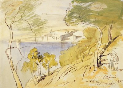Villefranche - Edward Lear