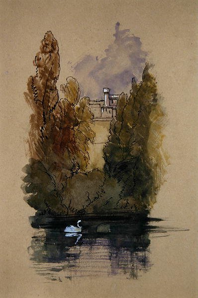 Château de Warwick - Edward Lear