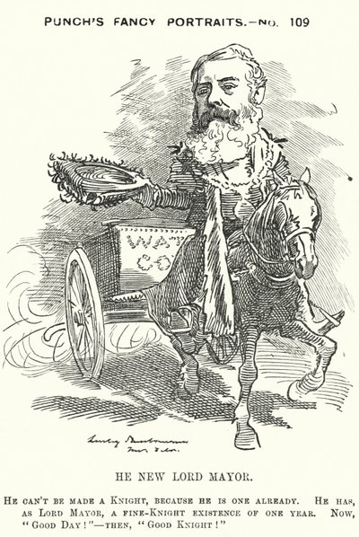 Caricature de Sir Robert Fowler - Edward Linley (after) Sambourne