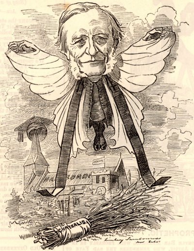 Caricature de George Granville Bradley - Edward Linley Sambourne