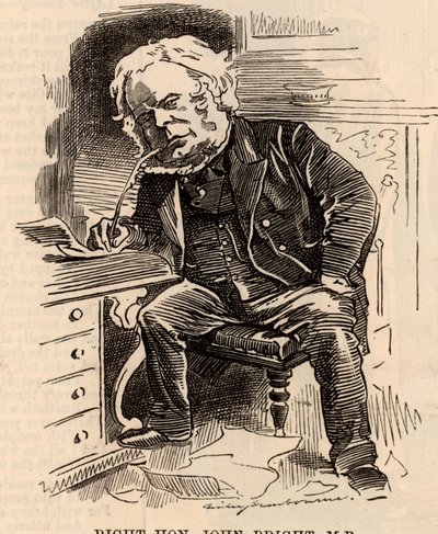 Caricature de John Bright - Edward Linley Sambourne