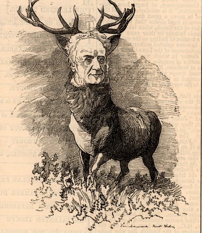 Caricature de Walter Francis Scott - Edward Linley Sambourne