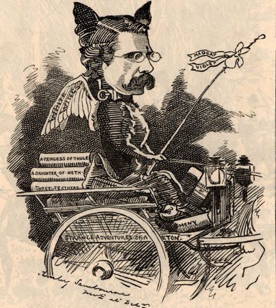 Caricature de William Black - Edward Linley Sambourne