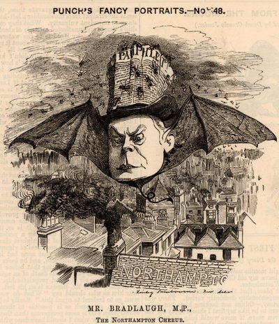 Charles Bradlaugh (1833-1891) - Edward Linley Sambourne