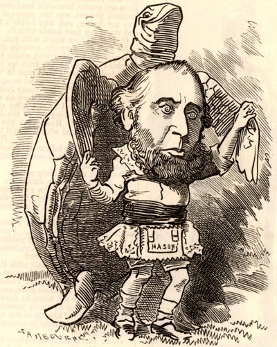 John Ellis dansant avec une tortue - Edward Linley Sambourne