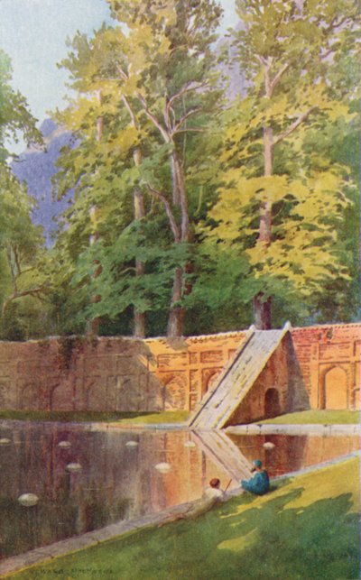 Une Terrasse du Nishat Bagh - Edward Mary Joseph Molyneux