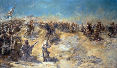 Charge des 21e lanciers à la bataille d