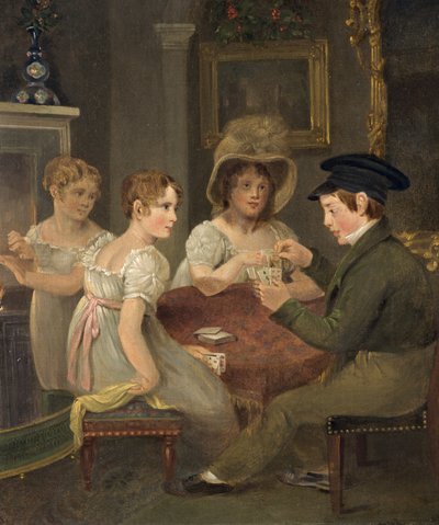 Mme Sarah Cornock et ses trois enfants, c.1810 - Edward Matthew Pearce