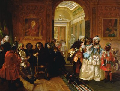 Antichambre de Lord Chesterfield en 1748, 1869 - Edward Matthew Ward