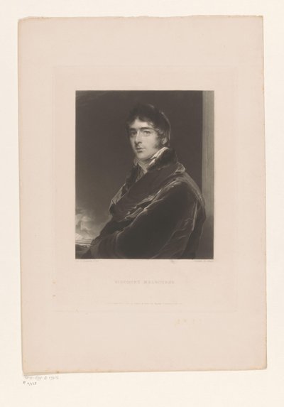 Portrait de William Lamb, vicomte Melbourne - Edward McInnes