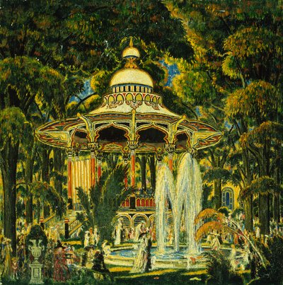 Kiosque à Central Park - Edward Middleton Manigault