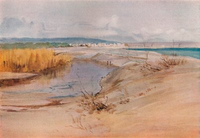 Vue de Cagnes, vers 1899 - Edward Millington Synge