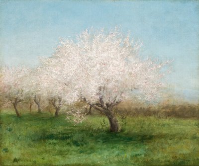 Pommiers dans un pré 1890 - Edward Mitchell Bannister