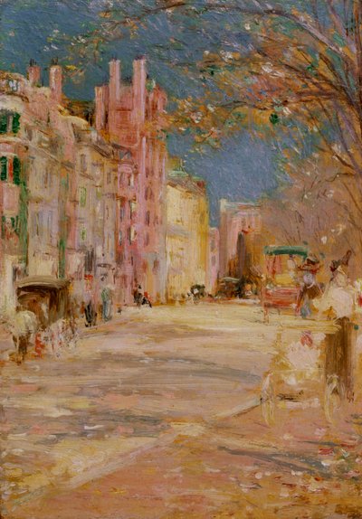 Scène de rue à Boston (Boston Common) - Edward Mitchell Bannister