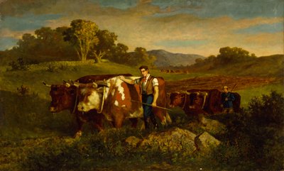 Bergers avec des vaches, 1869 - Edward Mitchell Bannister