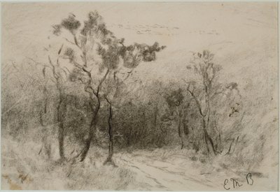 Paysage avec chemin (#51), vers 1880 - Edward Mitchell Bannister