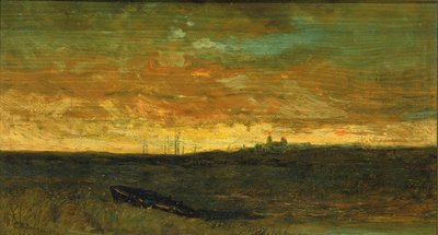 Scène de coucher de soleil - Edward Mitchell Bannister