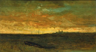 Scène de coucher de soleil - Edward Mitchell Bannister