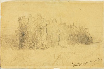 La marche de nuit - Edward Mitchell Bannister