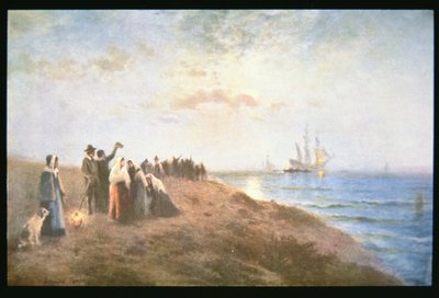 Embarquement des Pèlerins - Edward Moran