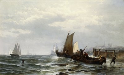 Newcastle sur le Delaware - Edward Moran