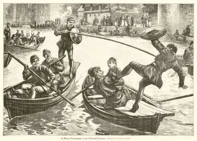 Un tournoi aquatique au XVe siècle - Edward Morant Cox