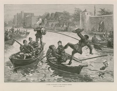 Un tournoi aquatique au XVe siècle - Edward Morant Cox