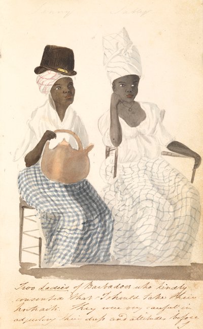 Deux dames de la Barbade, début du 19e siècle - Edward Pelham Brenton