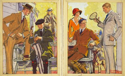 Publicité pour les vêtements Hart, Schaffner & Marx, pub. 1900 - Edward Penfield