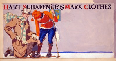 Publicité pour les vêtements Hart, Schaffner & Marx, pub. 1900 - Edward Penfield