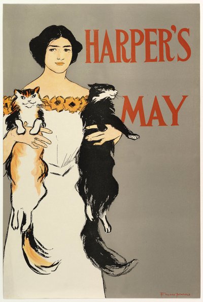 Affiche publicitaire pour Harper