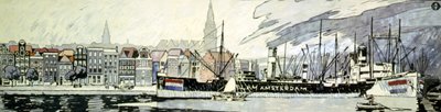 La Hollande et ses navires - Edward Penfield