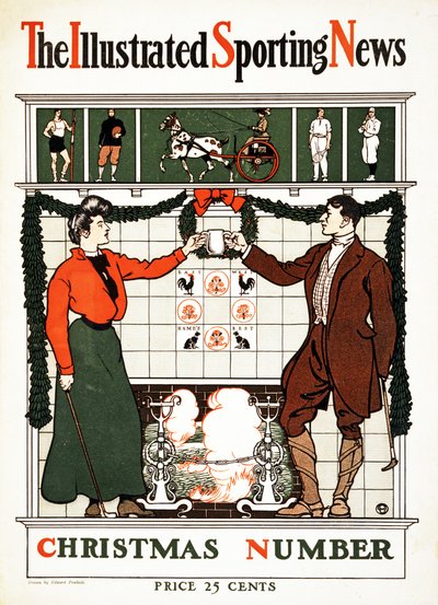 The Illustrated Sporting News, numéro de Noël, 1900 - Edward Penfield